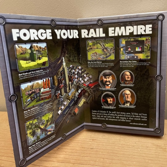Sid Meier's Railroads 2006 PC Computer Game CD-ROM Build Your Dream Rail… - Picture 4 of 5